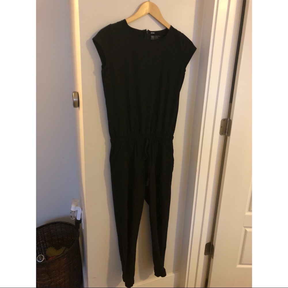 XXS- Petite Albion Black Jumpsuit